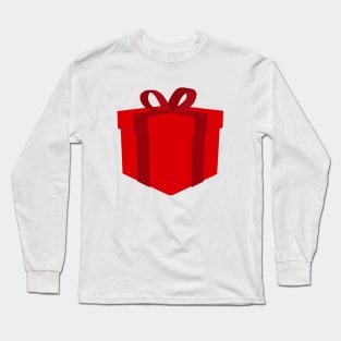 Red gift box Long Sleeve T-Shirt